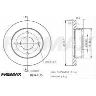 Тормозной диск FREMAX LR5 BO 714ZEAG BD-4105 2886890