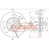 Тормозной диск FREMAX BD-4401 OO GAE 96W3MR6 Lexus RX (XU10) 1 1998 – 2003