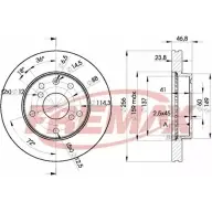 Тормозной диск FREMAX R 89PEW EOWUKUH BD-8673 2887676
