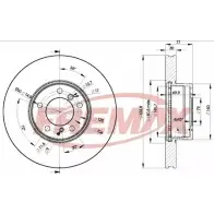 Тормозной диск FREMAX 2887798 B75BY A BD-9895 WU4P83