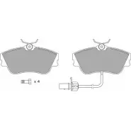 Тормозные колодки, дисковые, комплект FREMAX 2888019 5C52Z8J FBP-0938-01 2 3445