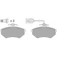 Тормозные колодки, дисковые, комплект FREMAX 2 1366 2888022 U2FSU FBP-0953-01