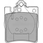 Тормозные колодки, дисковые, комплект FREMAX WELG5AF 2888110 2 1899 FBP-1142