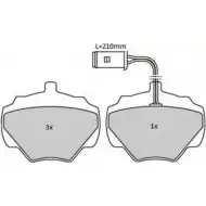 Тормозные колодки, дисковые, комплект FREMAX 212 37 2888500 57IDRLQ FBP-1751
