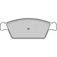 Тормозные колодки, дисковые, комплект FREMAX 2 3061 FBP-1777 K8OE8CE 2888524