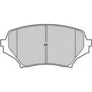 Тормозные колодки, дисковые, комплект FREMAX 23 863 FBP-1901 0OI87 2888640