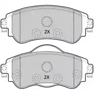 Тормозные колодки, дисковые, комплект FREMAX 2888672 GOXWV00 25 220 FBP-1947