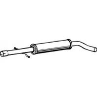 Резонатор FENNO P1203 6438013012033 Volkswagen Bora (A4, 1J6) 4 Универсал 1.6 100 л.с. 1999 – 2005 H 7TVV