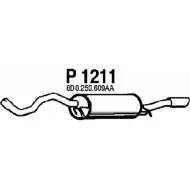 Глушитель FENNO P1211 Audi A4 (B5) 1 Седан 1.6 102 л.с. 2000 – 2000 6438013012118 01H QB97