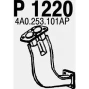 Выхлопная труба глушителя FENNO 6438013012200 ZS6C ILJ P1220 Audi A6 (C4) 1 Седан 2.0 16V 140 л.с. 1994 – 1997