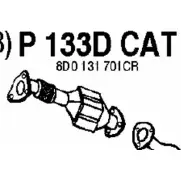 Катализатор FENNO Audi A4 (B5) 1 Седан 1.9 Tdi 116 л.с. 2000 – 2000 W5Z WR 6438013001334 P133DCAT