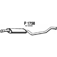 Резонатор FENNO J2 Z3MZL 6438013017588 Citroen Xantia 1 (X1, X2) Хэтчбек 2.0 i 16V 152 л.с. 1993 – 1998 P1758