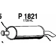 Глушитель FENNO 6438013018219 P1821 Citroen C5 1 (DC, DE, PF3) 2001 – 2004 JB15 6