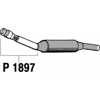 Выхлопная труба глушителя FENNO 6438013018974 P1897 DT L4RNQ 2896596