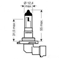 Лампа галогеновая H10 PY20D 42 Вт 12 В OSRAM 9145RD 1420580124 H1 0 INULU - Изображение 2