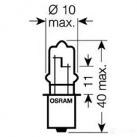 Лампа PX13.5S 15 Вт 6 В OSRAM 4050300230672 1423275402 64130 X SDYQ