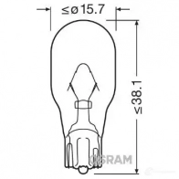Лампа WY16W ORIGINAL 16 Вт 12 В OSRAM WY 16W 4ZWHAG 921NA 813500 - Изображение 5