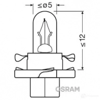 Лампа BAX 1.1 Вт 12 В OSRAM 4008321096821 2473MFX6 809339 1MD Q3BH - Изображение 5