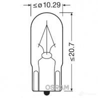 Лампа W2W ORIGINAL 2 Вт 24 В OSRAM 2840 4008321094698 809726 B5 8D62C