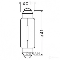 Лампа C10W ORIGINAL 10 Вт 24 В OSRAM 4008321090836 812188 6429 89 FN9CU - Изображение 5