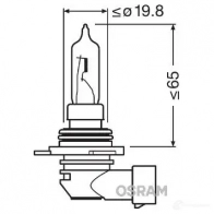 Лампа галогеновая HIR1 ORIGINAL 65 Вт 12 В OSRAM XUIQH 813404 9011 HI R1