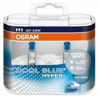 Лампа галогеновая H1 COOL BLUE HYPER+ 80 Вт 12 В OSRAM 4052899202849 810498 62150CBHHCB G 91Y5W - Изображение 2
