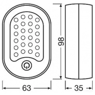 Контрольная лампа OSRAM 4052899009578 813635 U 33ODRB ledil202 - Изображение 4