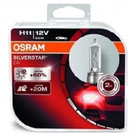 Лампа галогеновая H11 SILVERSTAR 2.0 + 60% 55 Вт 12 В OSRAM 64211SV2HCB H1 1 GFJE47 811956 - Изображение 3