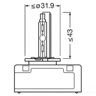 Лампа ксеноновая D5S PK32D-7 25 Вт 12 В 4400K OSRAM 66540 1437684064 72PU CDE - Изображение 2