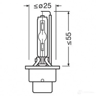 Лампа ксеноновая D2S P32D-2 35 Вт 85 В 4150K OSRAM 1437683985 662401SCB SP5 IJN - Изображение 2