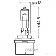 Лампа галогеновая H27 COOL BLUE INTENSE 27 Вт 12 В OSRAM 5PHFAS4 1193670841 H27W/ 1 880CBI