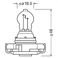 Лампа PS24W ORIGINAL 24 Вт 12 В OSRAM R2CVK 1424528746 PS 24W 5202 - Изображение 2
