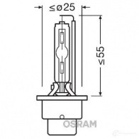 Лампа ксеноновая D2S XENARC NIGHTBREAKER UNLIMITED 35 Вт 85 В 4300K OSRAM B93KU8 D 2S 66240XNBHCB 812474 - Изображение 5