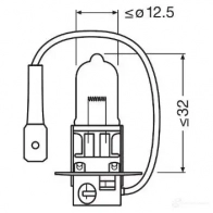 Лампа галогеновая H3 TRUCKSTAR PRO PK22S 70 Вт 24 В 3200K OSRAM 811163 64156TSP 4008321784261 K6S QM - Изображение 2