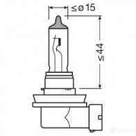 Лампа галогеновая H11 TRUCKSTAR PRO 70 Вт 24 В OSRAM H1 1 6K1MU8V 64216TSPHCB 812116 - Изображение 2