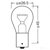 Лампа P21W TRUCKSTAR PRO 21 Вт 24 В OSRAM AB9F7 7511TSP 812983 P2 1W - Изображение 6