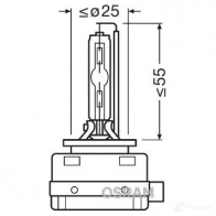 Лампа ксеноновая D1S COOL BLUE INTENSE 35 Вт 12 В 5000K OSRAM E291U 812388 66140CBI D 1S - Изображение 6