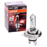 Лампа галогеновая H4 NIGHT BREAKER SILVER +100% 60/55 Вт 12 В 3000-4000K OSRAM G59 8GMJ 1424279848 4052899992603 64193NBS - Изображение 2