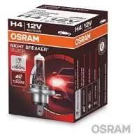 Лампа галогеновая H4 NIGHT BREAKER SILVER +100% 60/55 Вт 12 В 3000-4000K OSRAM G59 8GMJ 1424279848 4052899992603 64193NBS - Изображение 7