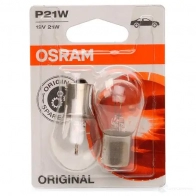 Лампа P21W ORIGINAL 21 Вт 12 В OSRAM AEP8QIN P21 W 750602B 812789 - Изображение 2