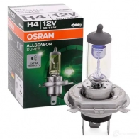 Лампа галогеновая H4 ALLSEASON 60/55 Вт 12 В 3000K