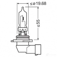 Лампа галогеновая HB3 COOL BLUE INTENSE NEXT 60 Вт 12 В 5000K OSRAM 9005CBNHCB B 5172WK 1438012851