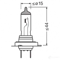 Лампа галогеновая H7 PX26D 55 Вт 12 В 3700K OSRAM 55 RNR 1438012807 64210NB200 - Изображение 2