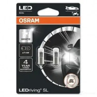 Лампа светодиодная T4W LEDRIVING SL 0.8 Вт 12 В 6000K OSRAM 3893DWP02B ZZD 755 1437683780 - Изображение 2