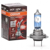 Лампа галогеновая H7 NIGHT BREAKER LASER +130% 55 Вт 12 В 4000K OSRAM 4J 2D5 811666 64210NBL 4052899437814 - Изображение 2