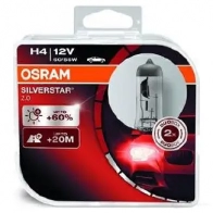Лампа галогеновая H4 SILVERSTAR 2.0 + 60% 60/55 Вт 12 В OSRAM FD WOE 64193SV2HCB 811459 4008321786005 - Изображение 3