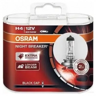 Лампа галогеновая H4 NIGHT BREAKER® P43T 60/55 Вт 12 В OSRAM 64193NBHCB 1193669447 4052899984042 ON DSS - Изображение 2