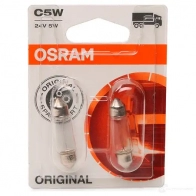 Лампа C5W ORIGINAL SV8.5-8 5 Вт 24 В OSRAM Q708A5I 642302B C 5W 812152 - Изображение 2