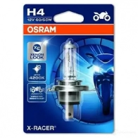Лампа галогеновая H4 X-RACER MOTO 60/55 Вт 12 В OSRAM 811483 4052899253681 7RERP 86 64193XR01B - Изображение 2