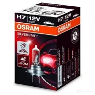 Лампа галогеновая H7 SILVERSTAR +60% 55 Вт 12 В 3000-4000K OSRAM E SMIKN 811766 64210SV2 4008321786685 - Изображение 3